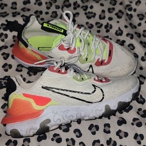 Nike React Vision Sneakers - White and Neon